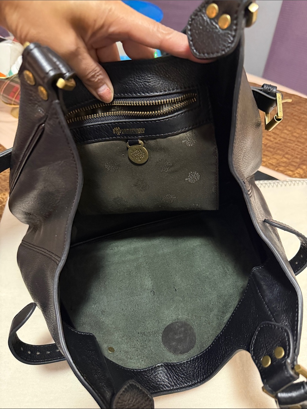 Authentic Mulberry Leather Shoulder bag. - Picture 11 of 15